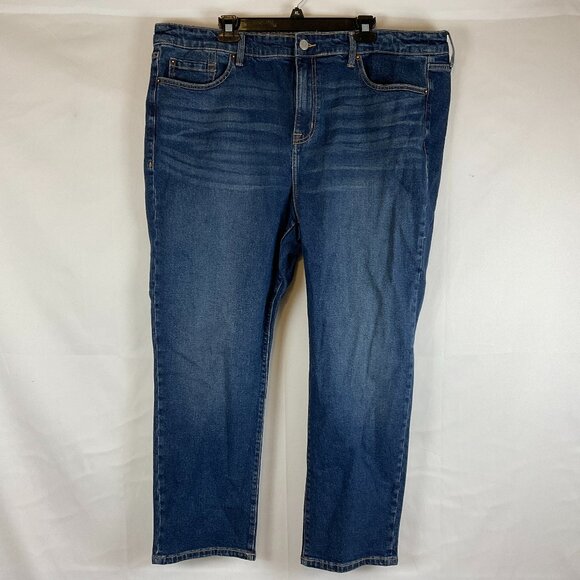 Torrid Blue Straight Leg Jeans with Classic Fit - Picture 1 of 11